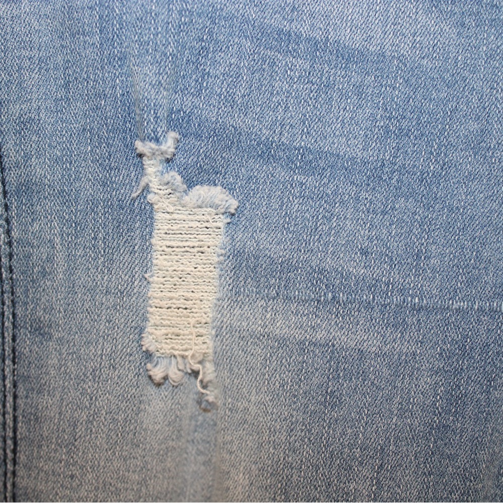 HUDSON Girls 14 Skinny Leg Cuff Ankle Length Jeans Light Blue - Picture 7 of 9